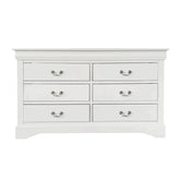Louis Philippe III White Dresser Model 24505 By ACME Furniture